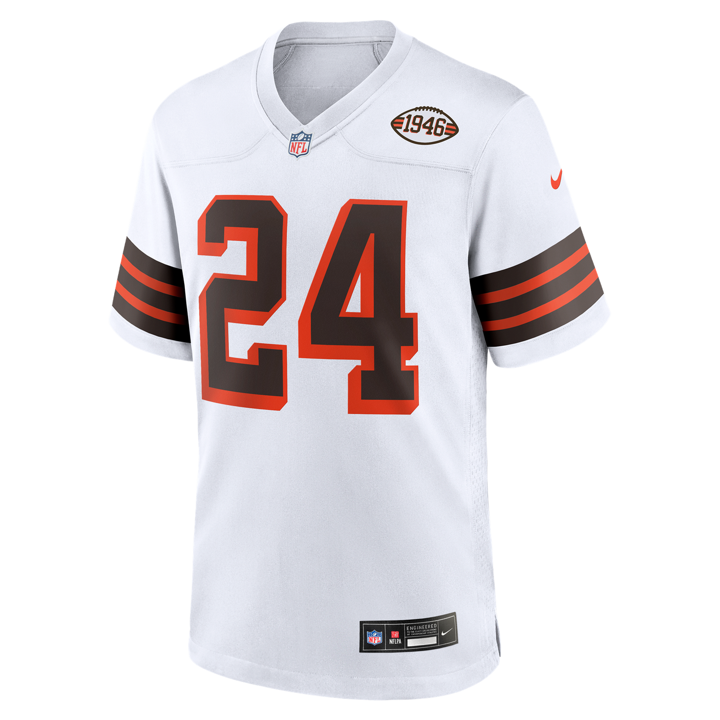 Browns Nick Chubb Men's Brown Nike Game Jersey