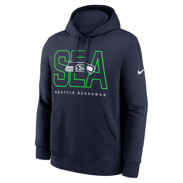 Seahawks 2026 Nike Men's Club Fleece Pullover Hoodie