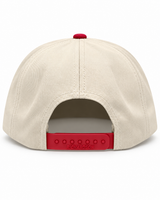 Hall of Fame Logo Khaki Red Hat Pro Football Hall of Fame