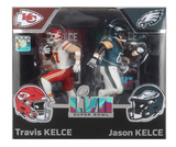 Jason Kelce / Travis Kelce McFarlane's Sportspicks Super Bowl LVII 2-pack Figures