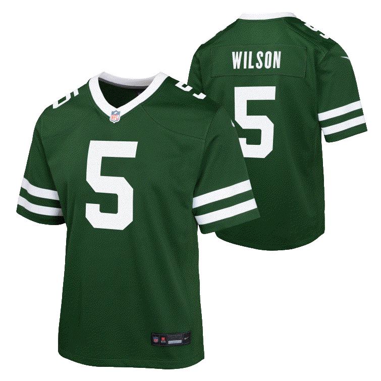 Jets Garrett Wilson Youth Nike Game Jersey