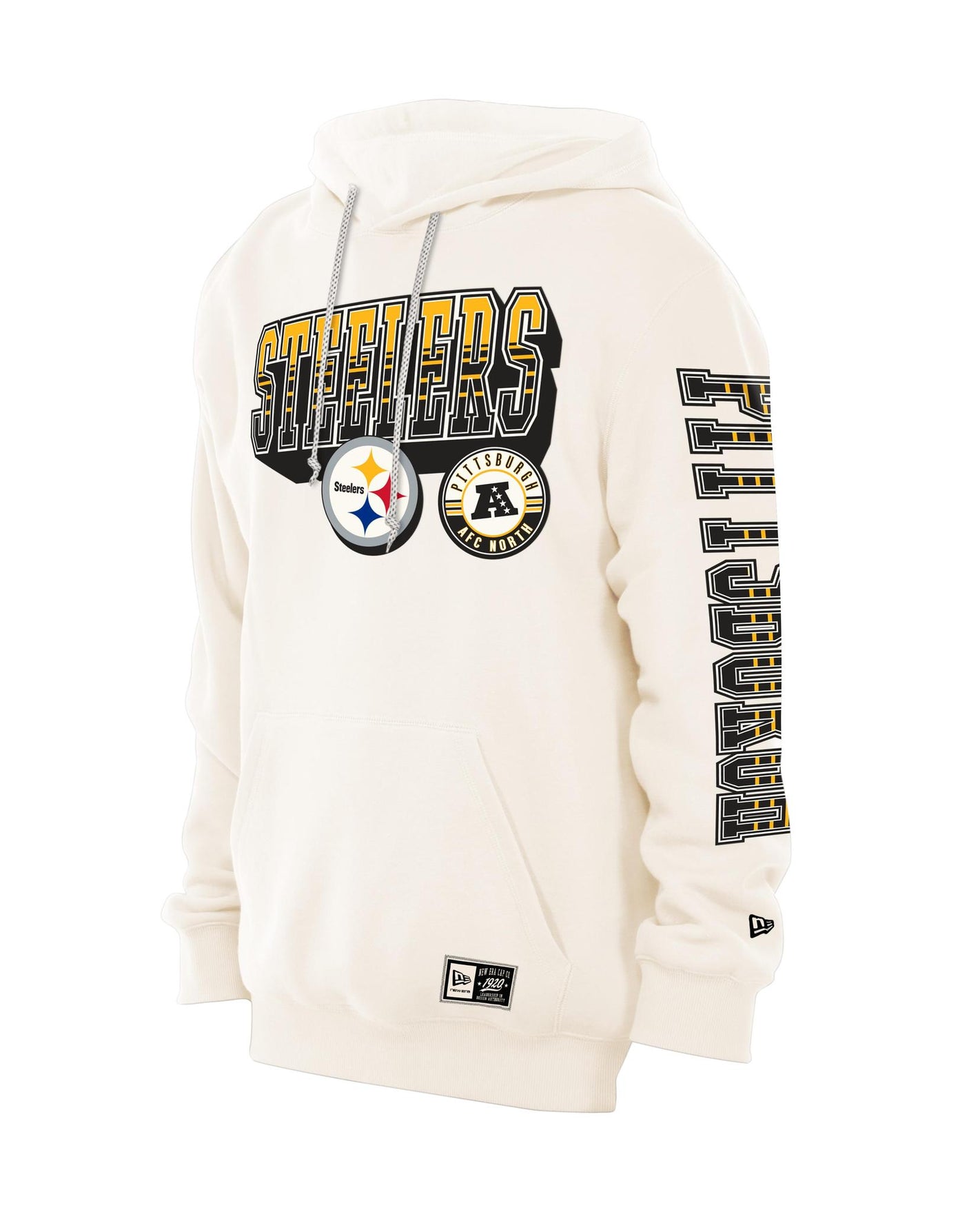 Steelers 2026 New Era Men's Dune Dust Hooded Sweatshirt