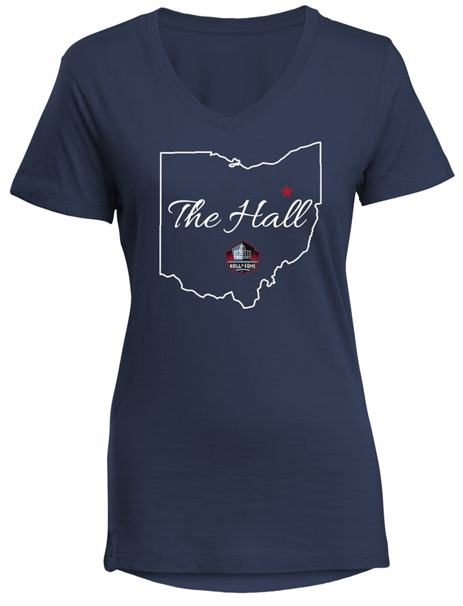 Hall of Fame Camp David Women's The Hall Diva T-Shirt - Navy