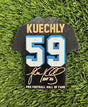 Luke Kuechly Wood Jersey Jumbo Magnet