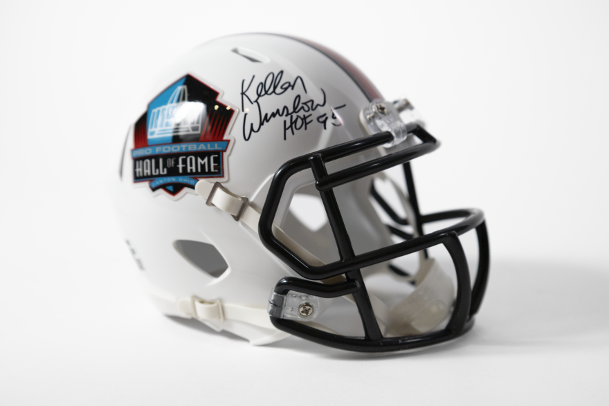 Kellen Winslow Autographed Hall Of Fame Mini Helmet