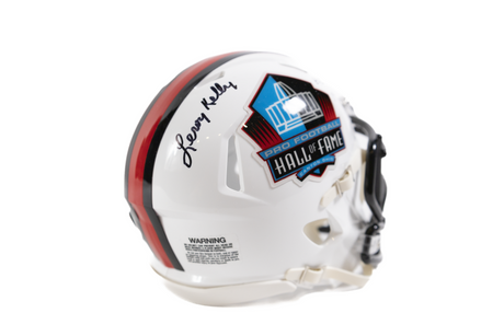 Leroy Kelly Autographed Hall Of Fame Mini Helmet With HOF Inscription