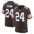 Browns Nick Chubb Men's Brown Nike Game Jersey