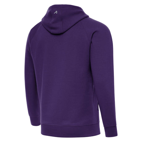 Ravens Antigua Men's Purple Cloud Pullover Hoodie Pro Football Hall of Fame