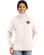 Jaguars Cutter & Buck Women's Roam Eco Full Zip Hooded Jacket