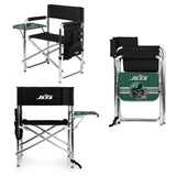 Jets Black Sports Chair