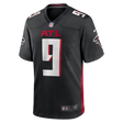 Falcons Michael Penix Jr. Men's Black Nike Game Jersey