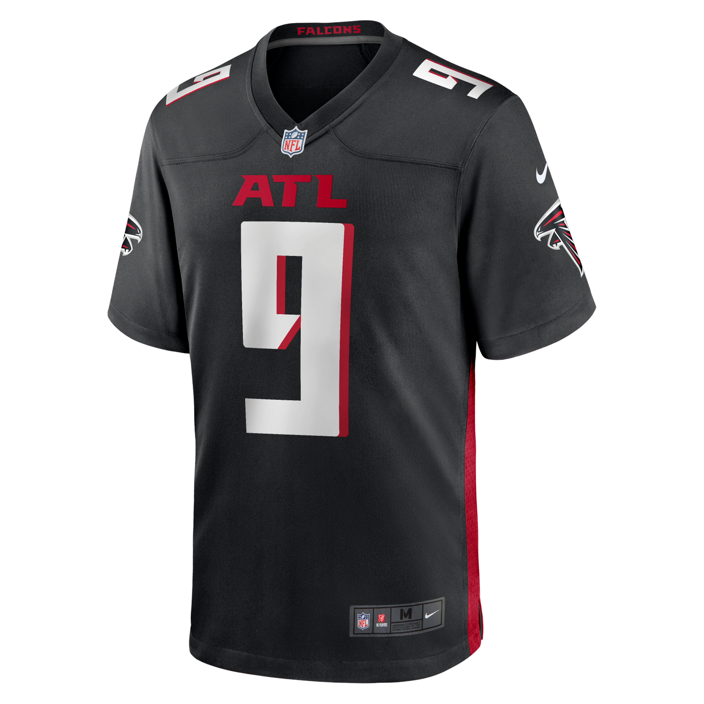 Falcons Michael Penix Jr. Men's Black Nike Game Jersey