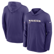 Ravens 2025 Nike Men's Dri-Fit Lightweight Long Sleeve Hoodie Top