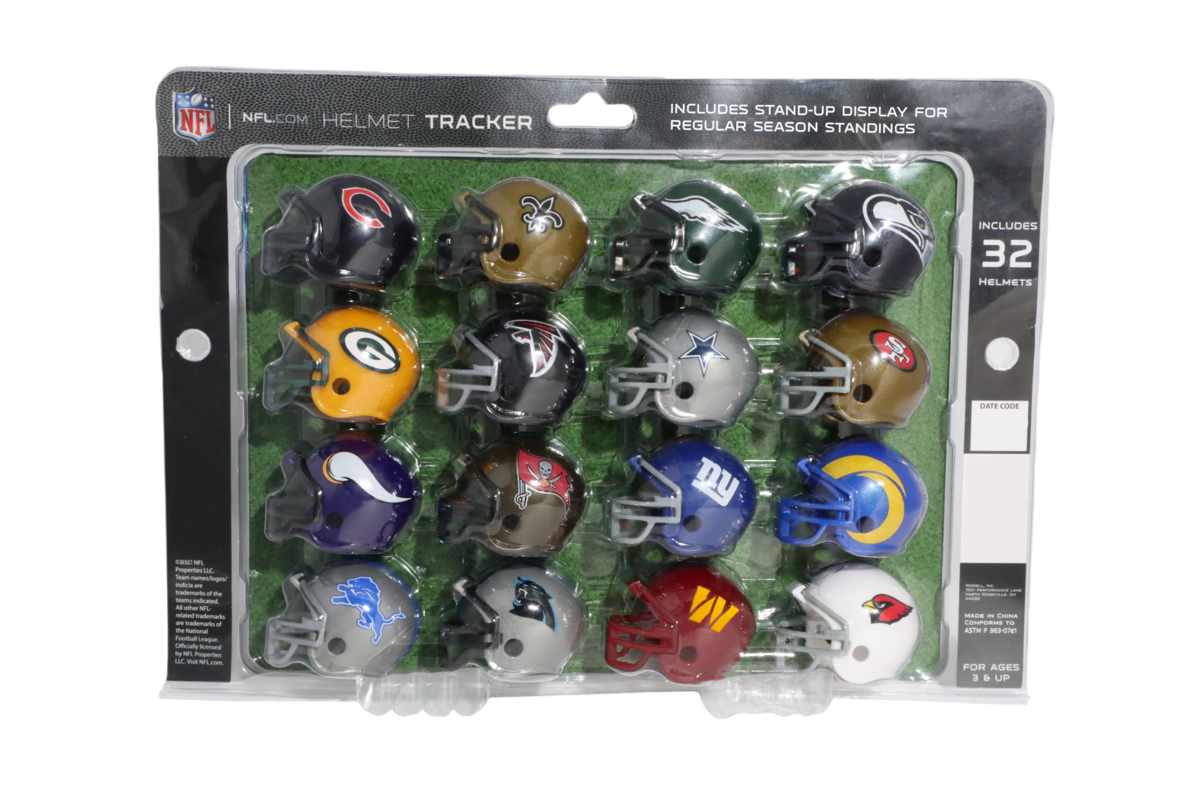 32 Piece NFL Helmet Tracker Set