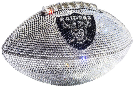 Raiders Swarovski Crystal Full Size Football