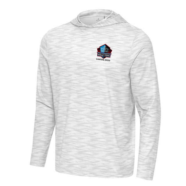 Hall of Fame 2025 Antigua Men's Swell Long Sleeve White Sweatshirt