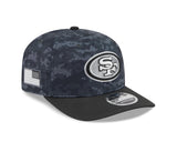 49ers 2026 New Era Men's 9SEVENTY Salute to Service Hat Pro Football Hall of Fame