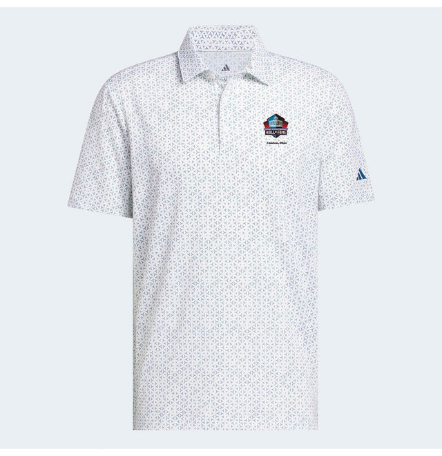Hall of Fame 2026 Adidas Men's White Ultimate365 Mesh Tango Print Polo