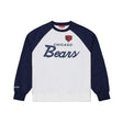 Bills 2026 Mitchell & Ness Women's NFL Head Coach Raglan Crewneck Pro Football Hall of Fame