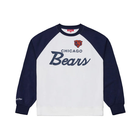 Bills 2026 Mitchell & Ness Women's NFL Head Coach Raglan Crewneck Pro Football Hall of Fame