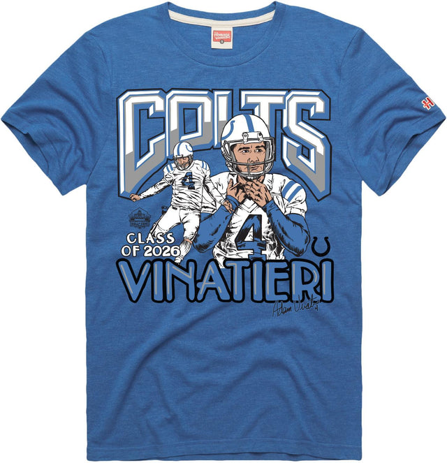 Adam Vinatieri Colts Class of 2026 Homage T-Shirt