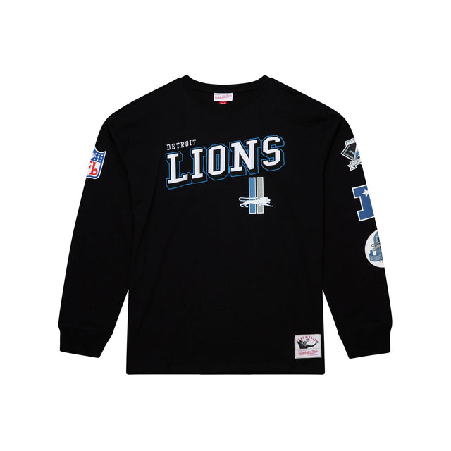 Lions 2025 Mitchell & Ness Vintage Logo Training Camp Long Sleeve T-Shirt
