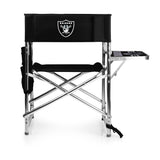 Raiders Black Sports Chair