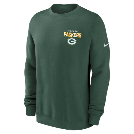 Packers 2025 Men's Nike Fleece Club Crewneck