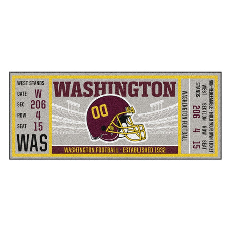 Washington Football Team Champions Ticket Runner