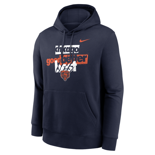 Bears 2026 Nike Men's Club Fleece Pullover Hoodie