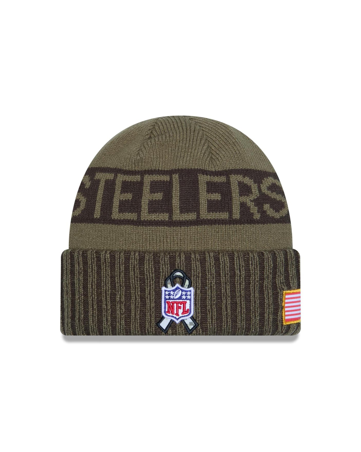 Steelers 2025 Men's New Era Salute to Service Knit