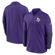 Vikings 2025 Nike Men's Mid Weight Half Zip