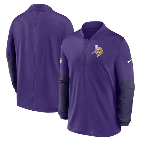 Vikings 2025 Nike Men's Mid Weight Half Zip