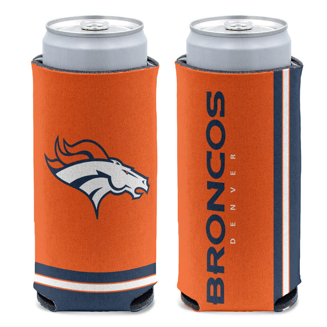 Broncos 12oz Logo Slim Can Cooler