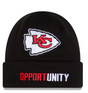 Chiefs 2025 New Era Men's Inspire Change Black Knit