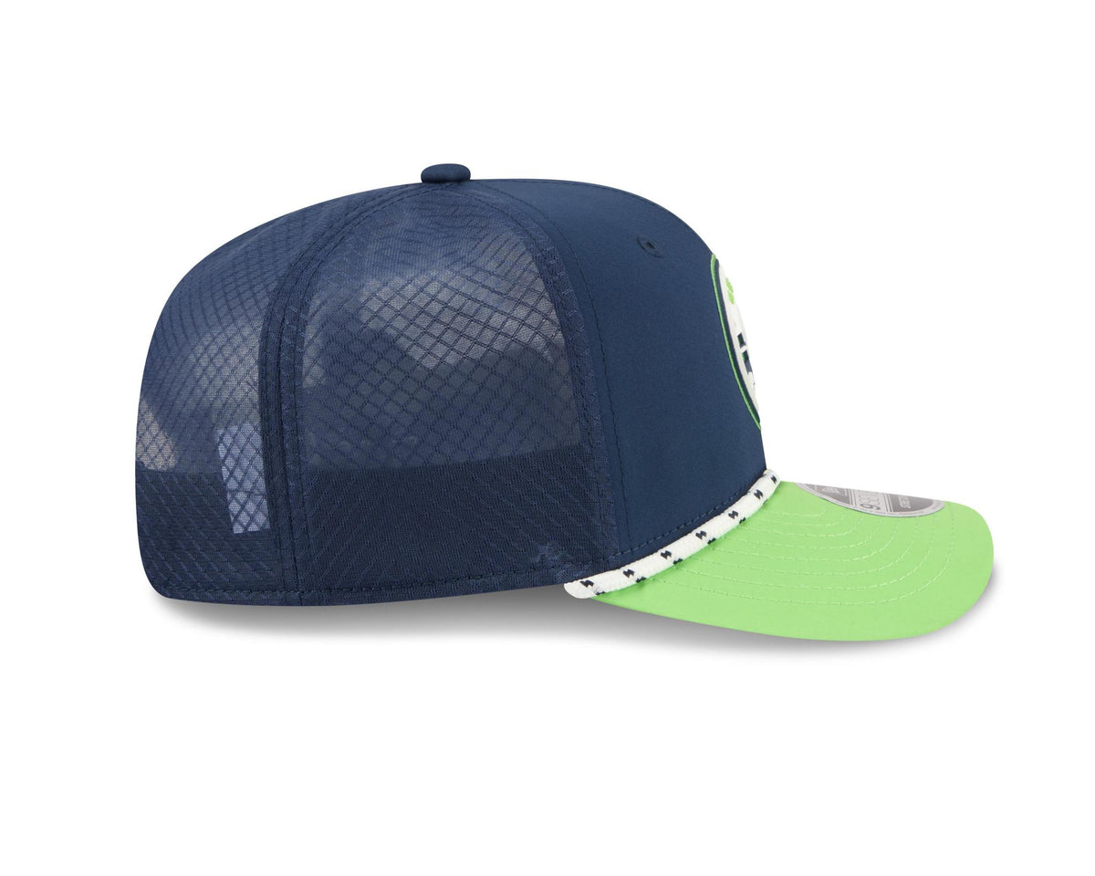 Seahawks 2026 New Era Men's 9SEVENTY Stretch Snap Two-Tone Hat Pro Football Hall of Fame