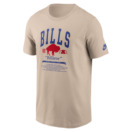 Bills 2026 Nike Men's Rewind 2-Hit Essential T-Shirt Pro Football Hall of Fame