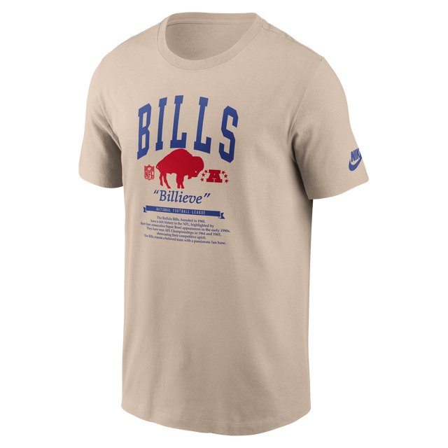 Bills 2026 Nike Men's Rewind 2-Hit Essential T-Shirt Pro Football Hall of Fame