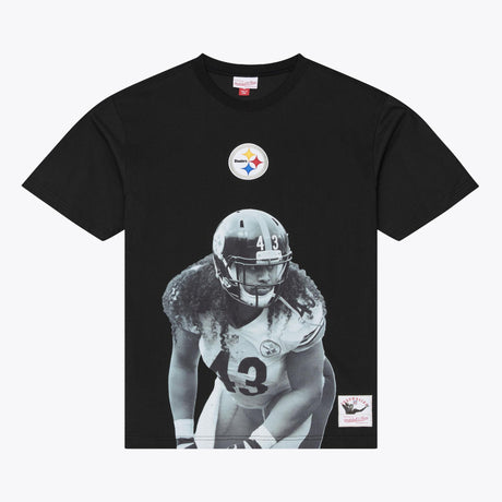 Steelers Troy Polamalu 2026 Mitchell & Ness Throwback T-Shirt