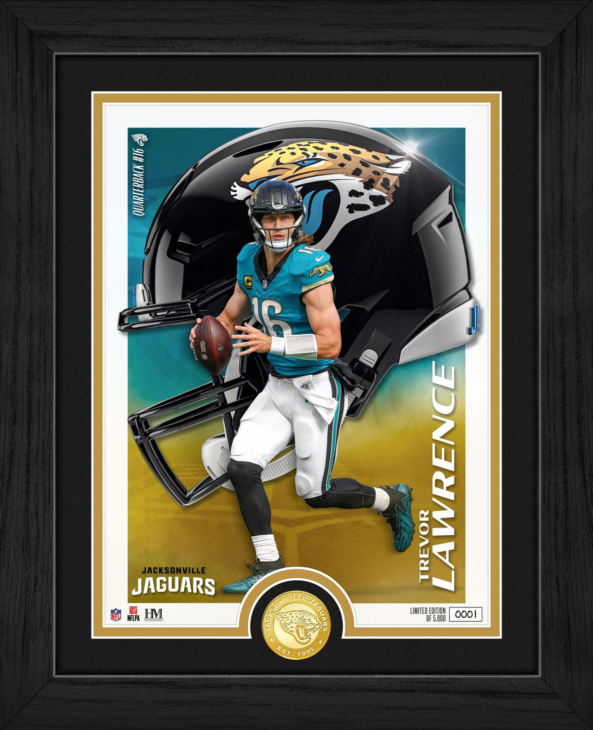 Jaguars Trevor Lawrence Challenger Bronze Coin Photo Mint
