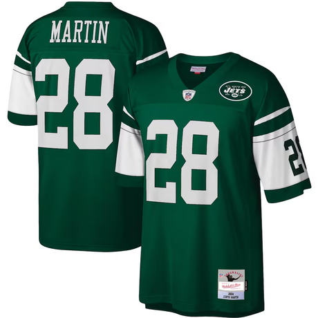 Jets Curtis Martin Men's Mitchell & Ness Legacy Jersey 2004