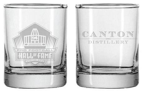 Hall of Fame Canton Distillery Round Votive Shot Glass