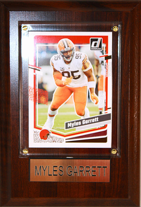 Myles Garrett 4x6 Plaque
