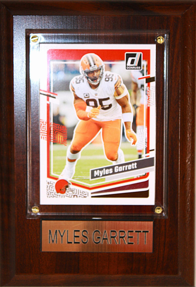 Myles Garrett 4x6 Plaque