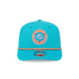 Dolphins Men's New Era 2024 9SEVENTY Stretch Snap Sideline Hat