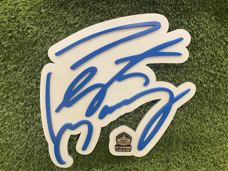 Peyton Manning Colts 3D Alt Signature Color Wall Sign - DS