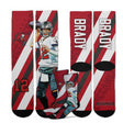 Buccaneers Tom Brady Youth For Bare Feet Player Socks