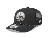 Saints 2026 New Era Men's 9SEVENTY Stretch Snap Two-Tone Hat Pro Football Hall of Fame