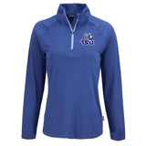 HBCU Team Cutter & Buck Women's Coastline Recycled Double Peached 1/4 Zip Pullover