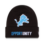 Lions 2025 New Era Men's Inspire Change Black Knit